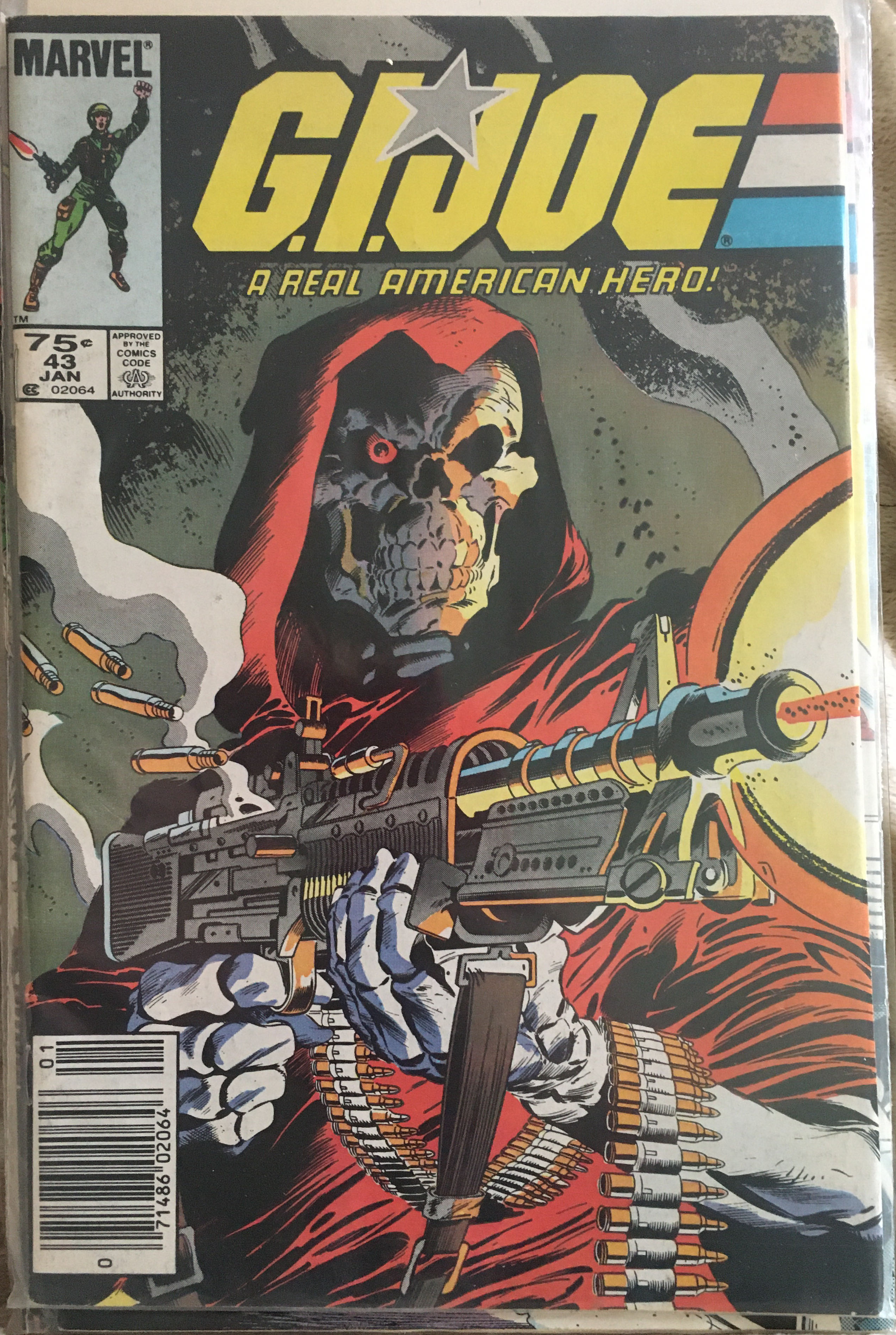 GIJOE A Real American Hero - Marvel Comics (43 - Jan 1986) comic book collectible [Barcode 071486020646] - Main Image 2