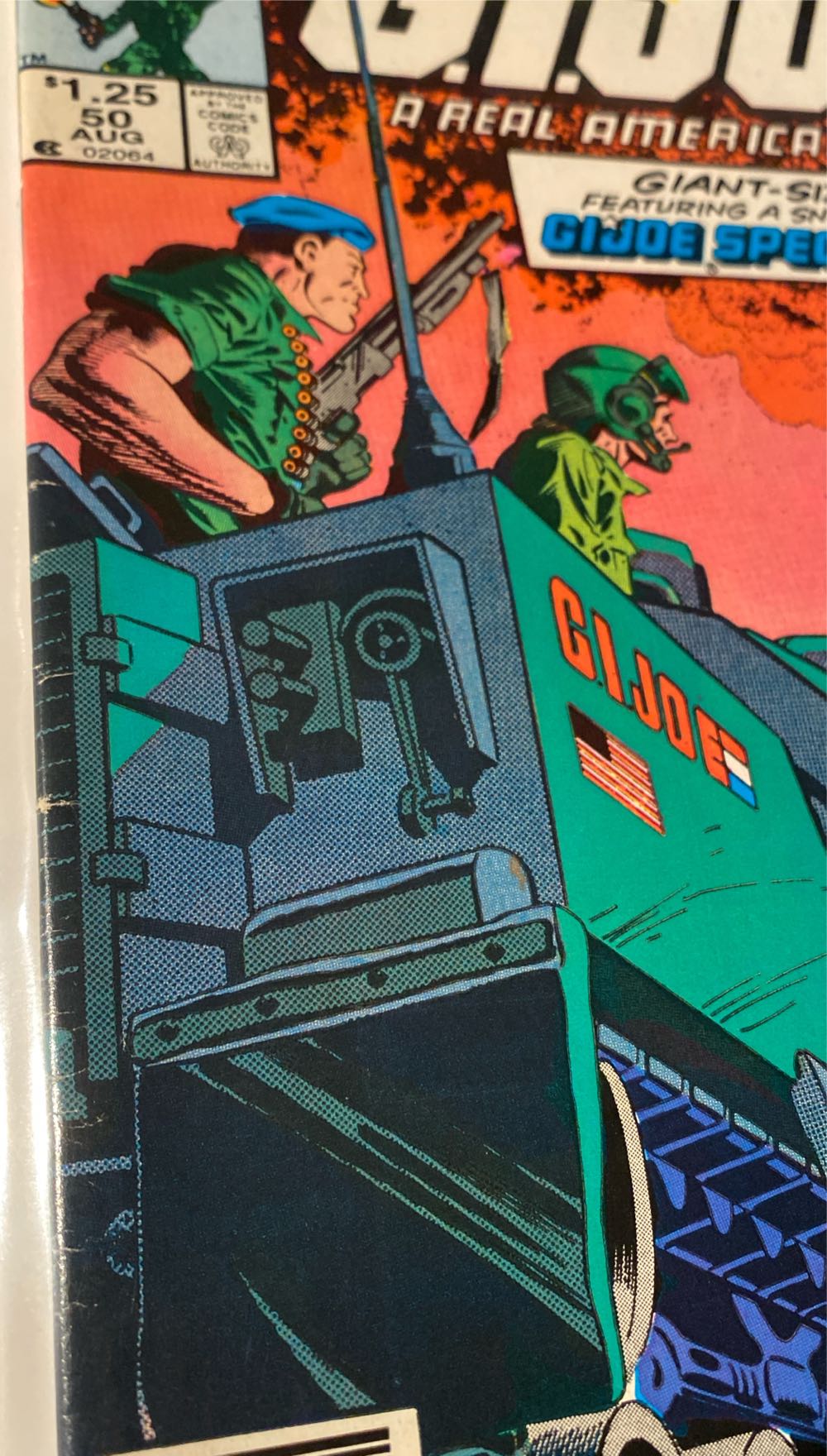 GIJOE A Real American Hero - Marvel Comics (50 - Aug 1986) comic book collectible [Barcode 071486020646] - Main Image 3