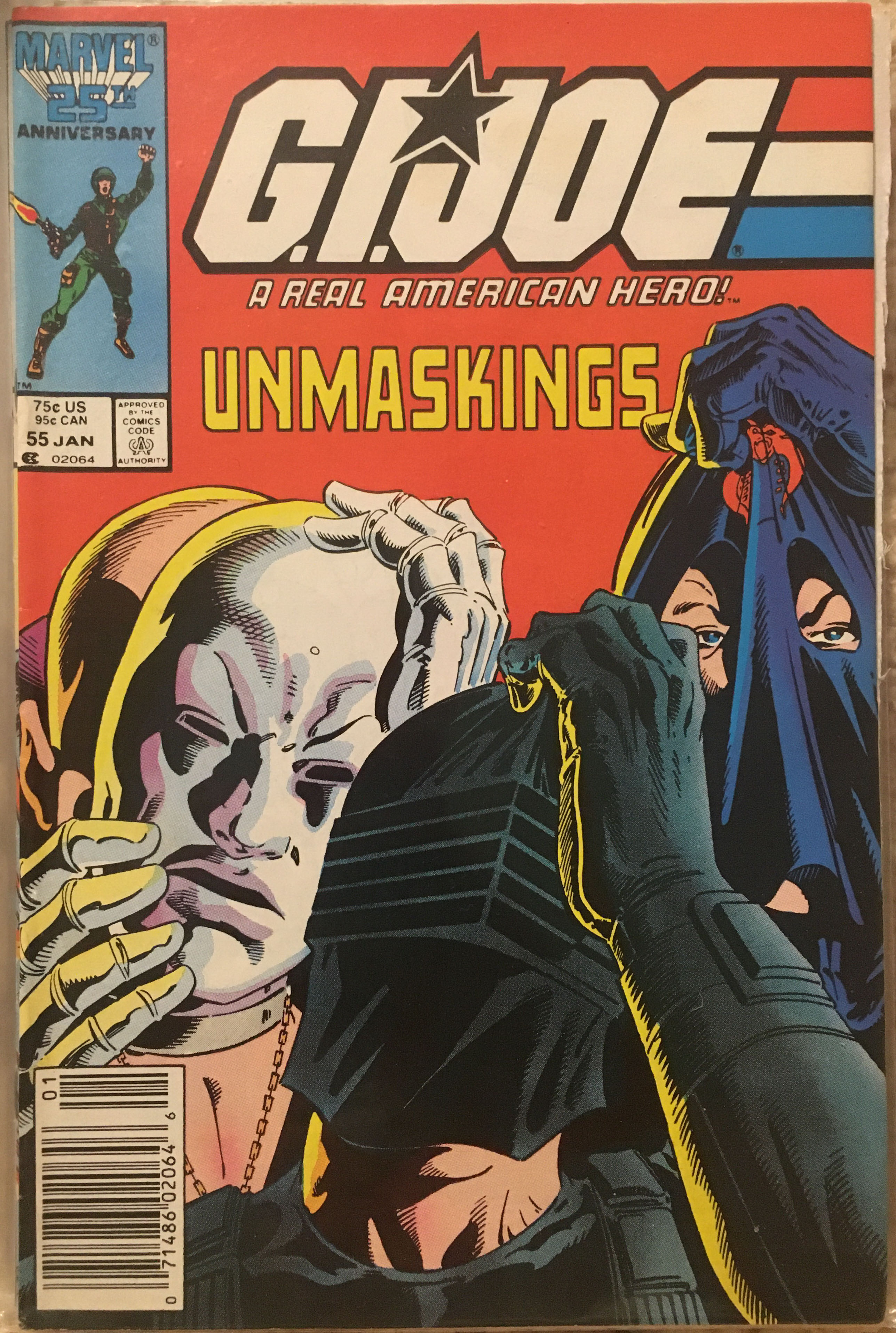 G.I. Joe: A Real American Hero - Marvel Comics (55 - Jan 1987) comic book collectible [Barcode 071486020646] - Main Image 2