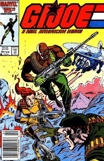 GIJOE A Real American Hero - Marvel Comics (56 - Feb 1987) comic book collectible [Barcode 071486020646] - Main Image 2
