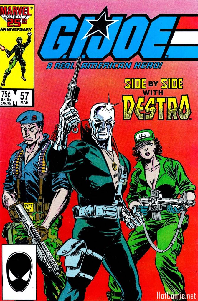 GIJOE A Real American Hero - Marvel Comics (57 - Mar 1987) comic book collectible [Barcode 071486020646] - Main Image 2