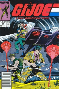 G.I. Joe: A Real American Hero! - Marvel Comics (73 - Jul 1988) comic book collectible [Barcode 4175589] - Main Image 1
