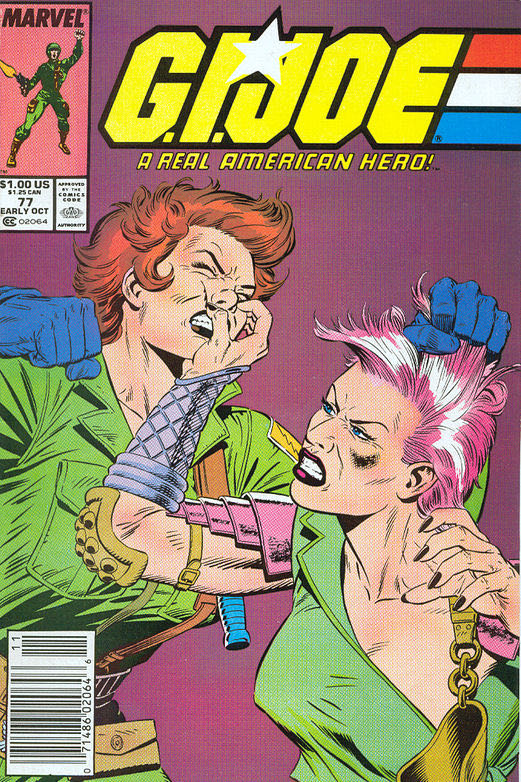 GIJOE A Real American Hero - Marvel Comics (77 - Oct 1988) comic book collectible [Barcode 254578566] - Main Image 3