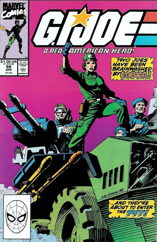 GIJOE A Real American Hero - Marvel Comics (99 - 1990-04-04) comic book collectible [Barcode 822471455] - Main Image 2