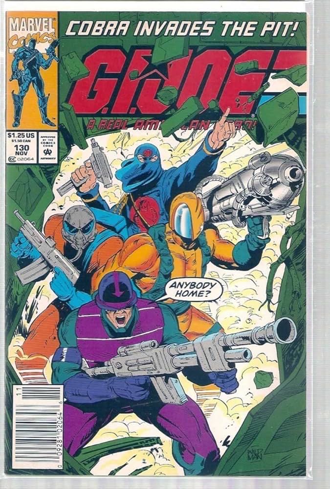 GIJOE A Real American Hero - Marvel Comics (130 - Nov 1992) comic book collectible [Barcode 009281020646] - Main Image 2