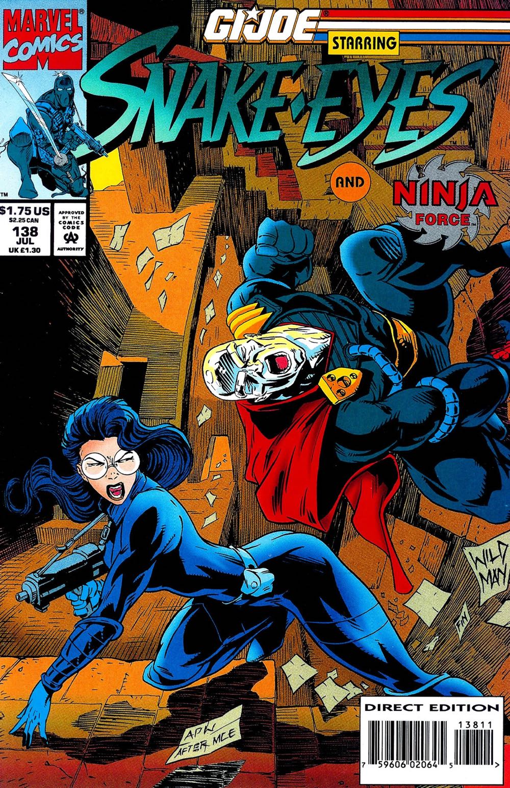 GIJOE A Real American Hero - Marvel Comics (138) comic book collectible [Barcode 071486020646] - Main Image 2