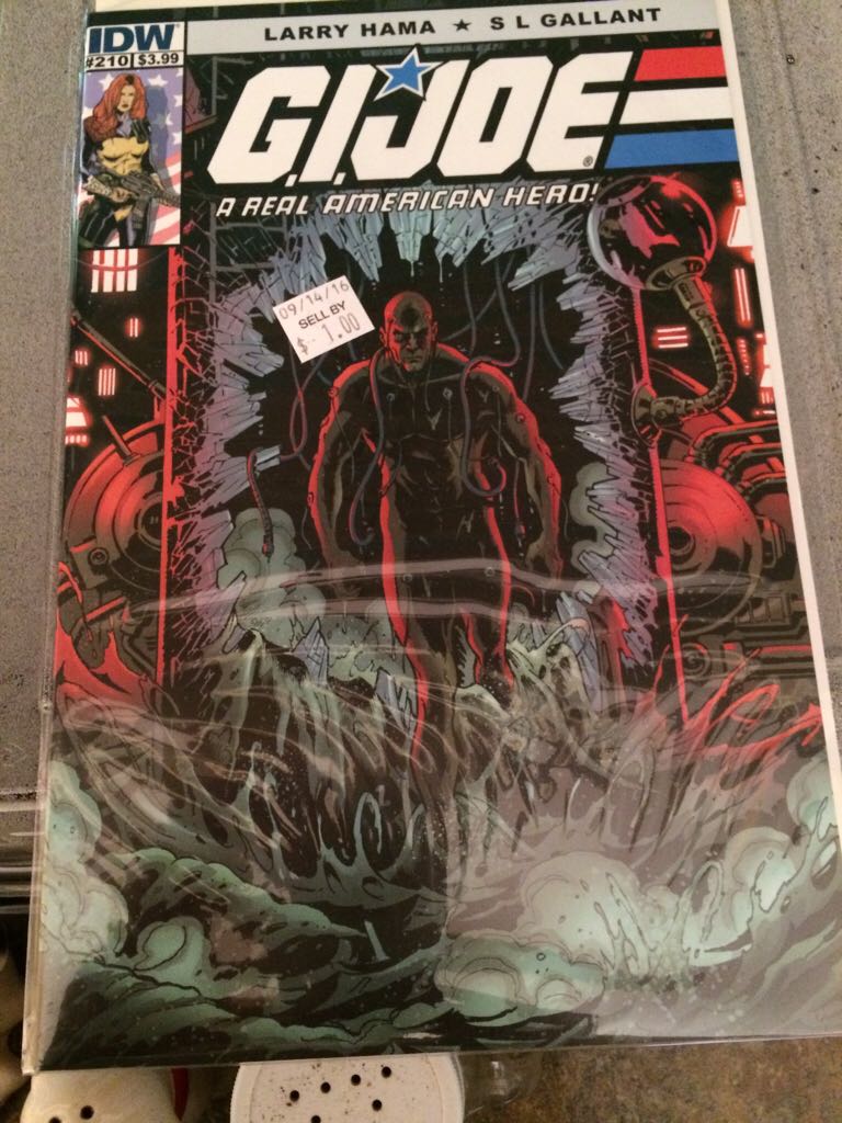 GIJOE A Real American Hero  (210) comic book collectible [Barcode 87452684] - Main Image 1