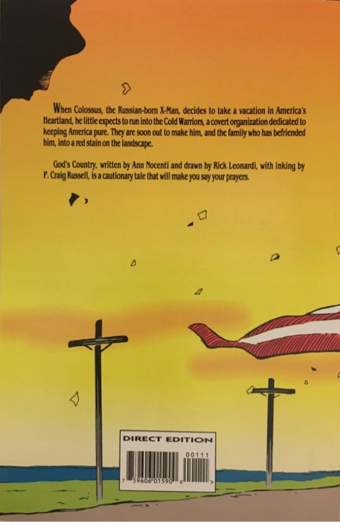 Colossus: God’s Country - Marvel (0) comic book collectible [Barcode 759606015900] - Main Image 2