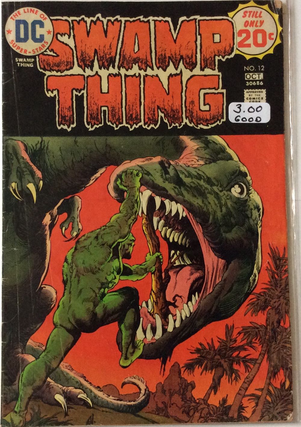 Swamp Thing - DC Comics (12 - Oct 1974) comic book collectible [Barcode 74158524] - Main Image 2
