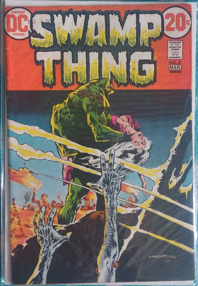 Swamp Thing - DC Comics (3 - Mar 1973) comic book collectible [Barcode 7414555856] - Main Image 2