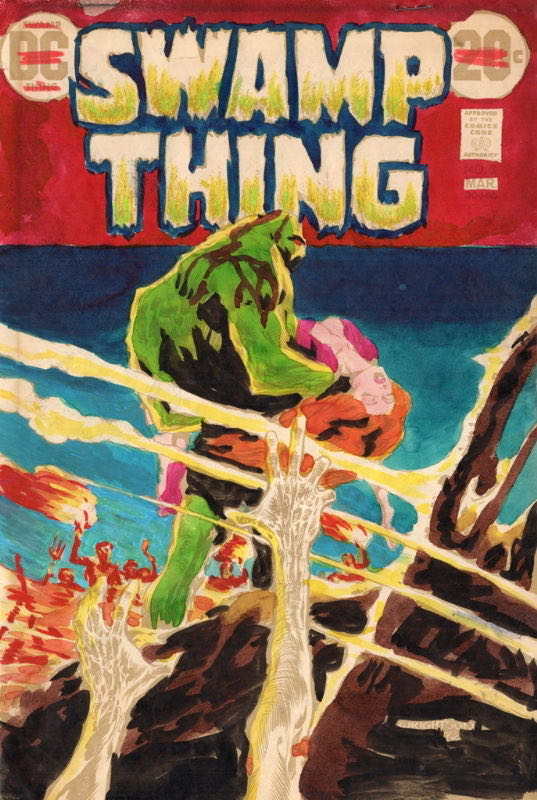 Swamp Thing - DC Comics (3 - Mar 1973) comic book collectible [Barcode 7414555856] - Main Image 3