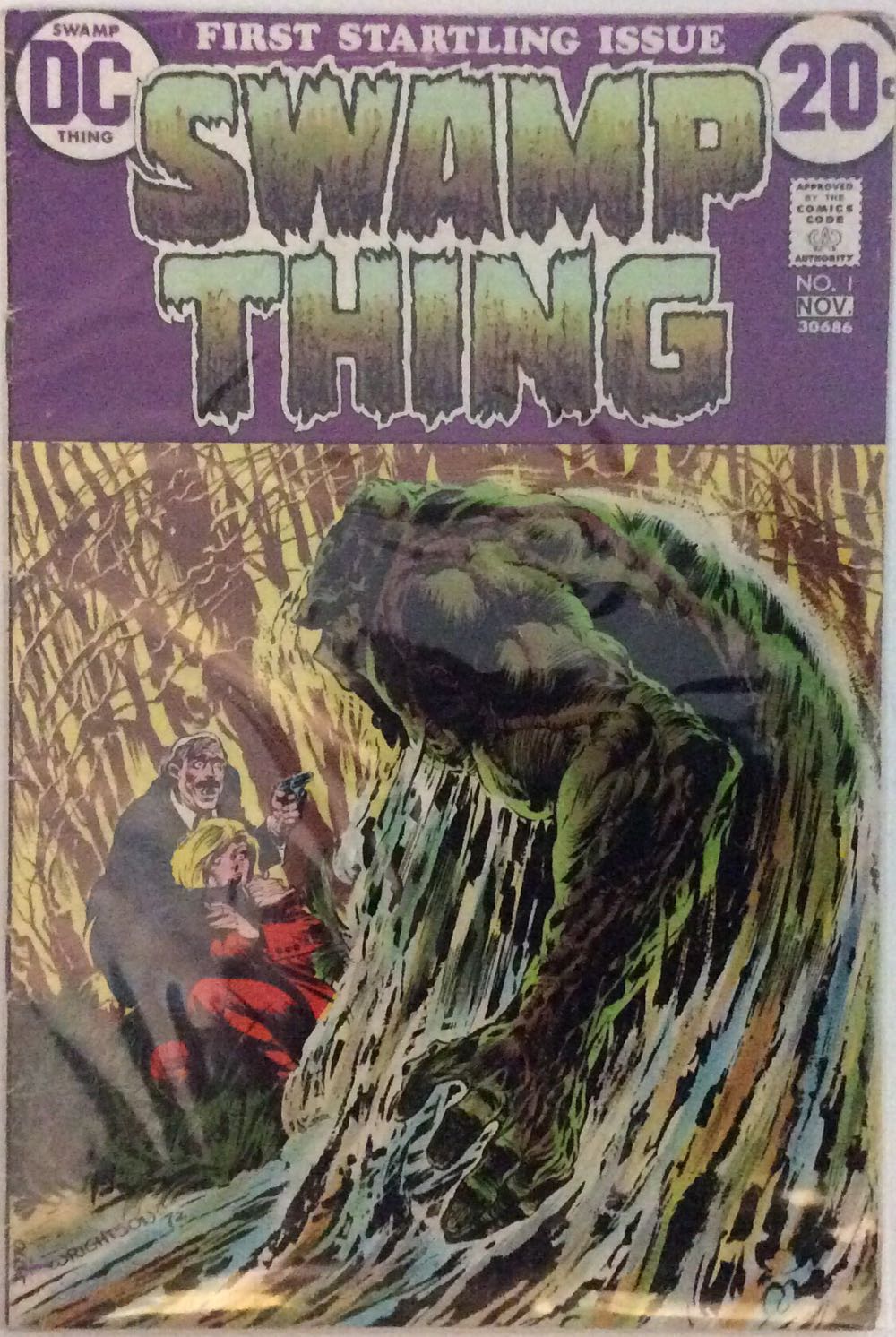 Swamp Thing - DC Comics (1 - Nov 1972) comic book collectible [Barcode 852885582] - Main Image 2