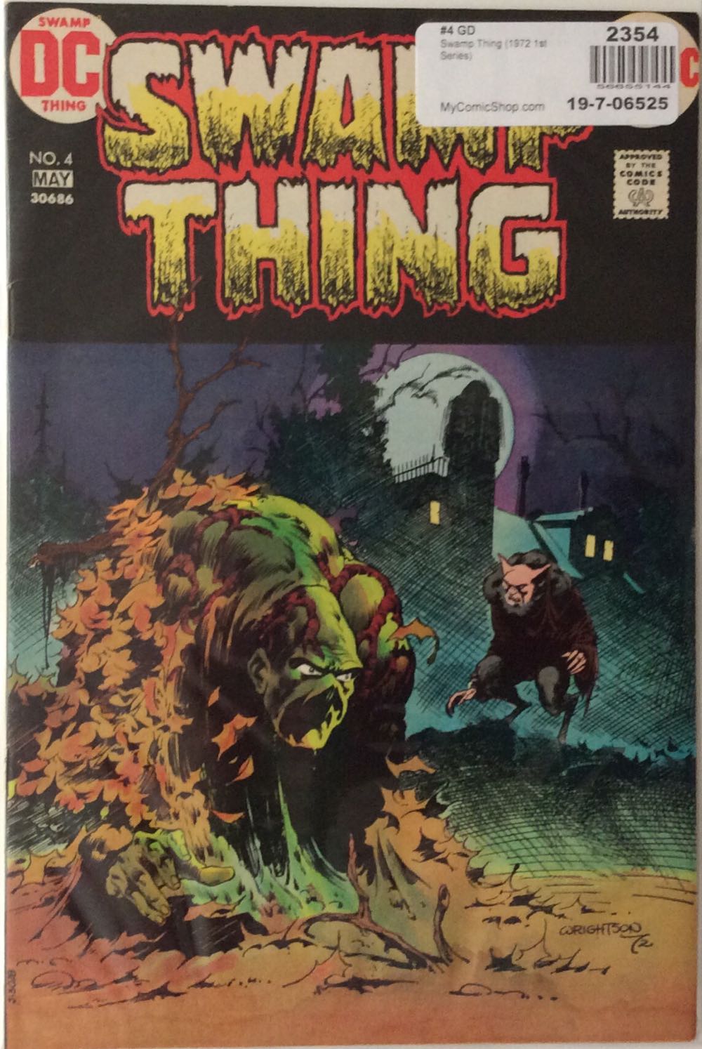 Swamp Thing - DC Comics (4 - May 1973) comic book collectible [Barcode 78898555] - Main Image 2