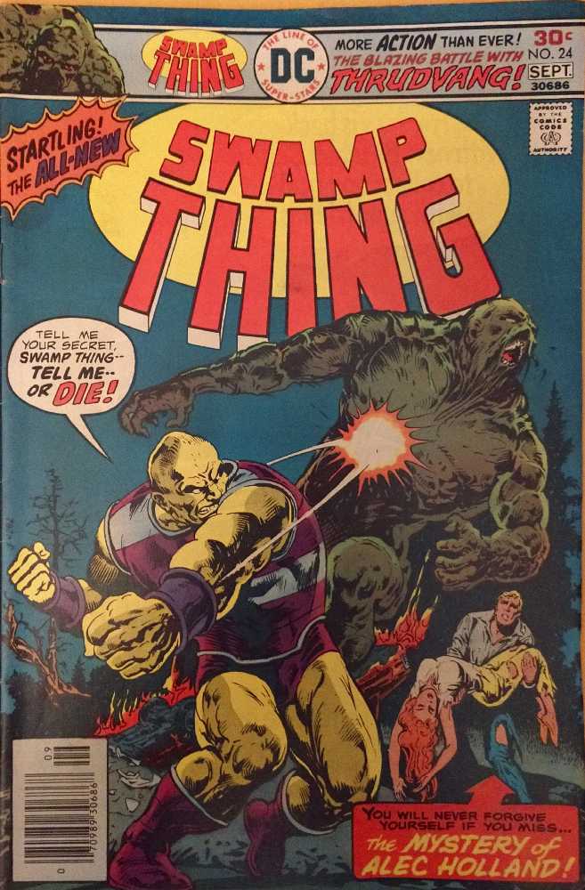 Swamp Thing - DC Comics (24 - Sep 1976) comic book collectible [Barcode 77744444] - Main Image 2