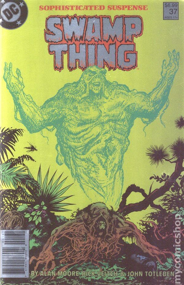 Saga Of The Swamp Thing  (37) comic book collectible [Barcode 070989317154] - Main Image 3