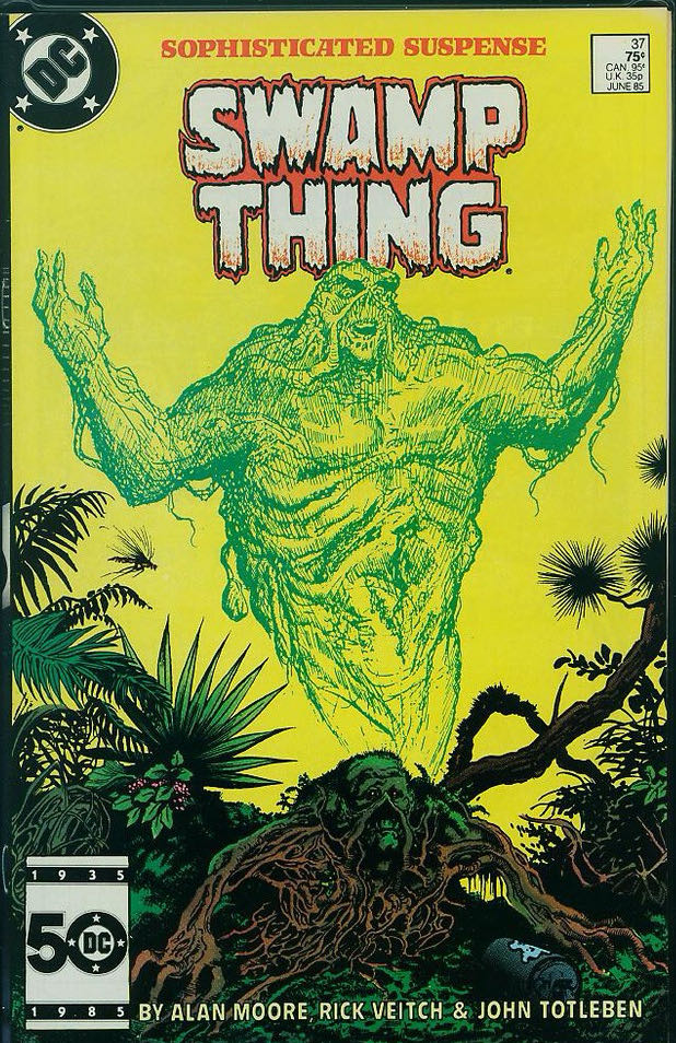 Saga Of The Swamp Thing  (37) comic book collectible [Barcode 070989317154] - Main Image 4