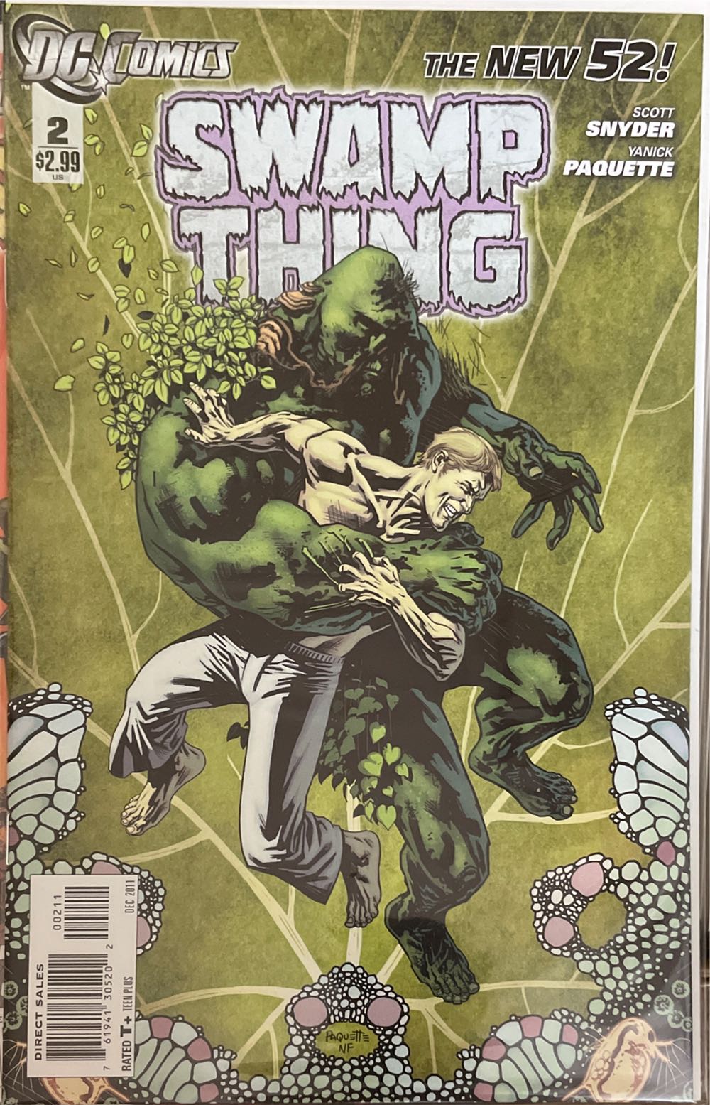 Swamp Thing - DC Comics (2 - Dec 2011) comic book collectible [Barcode 76194130520200211] - Main Image 2