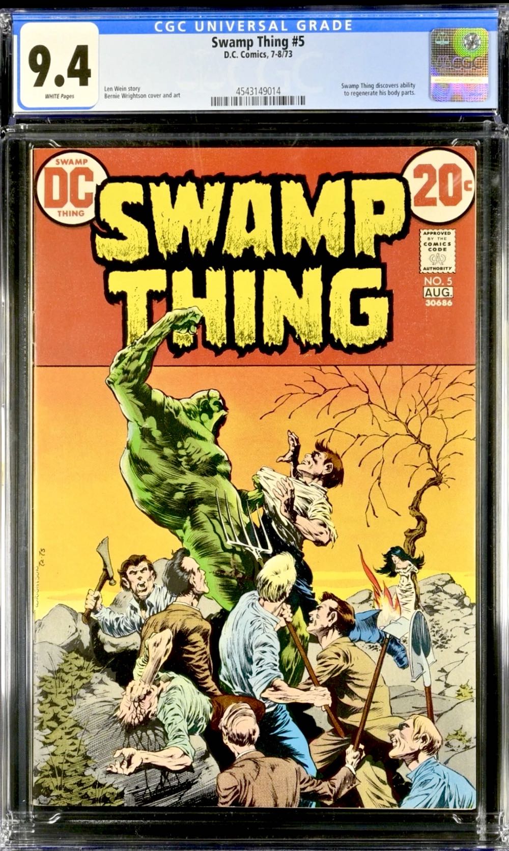 Swamp Thing - DC (5 - Aug 1973) comic book collectible - Main Image 3