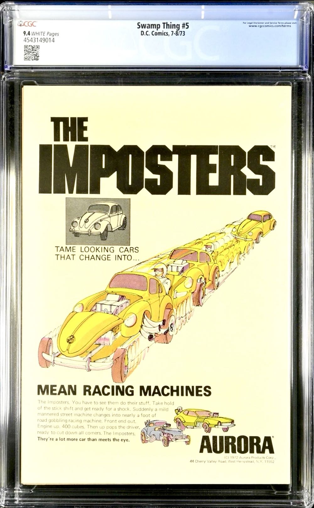 Swamp Thing - DC (5 - Aug 1973) comic book collectible - Main Image 4