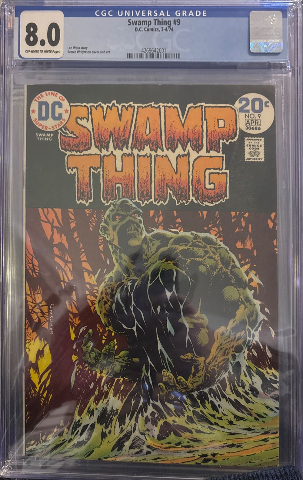 Swamp Thing - DC Comics (9 - Apr 1974) comic book collectible - Main Image 3