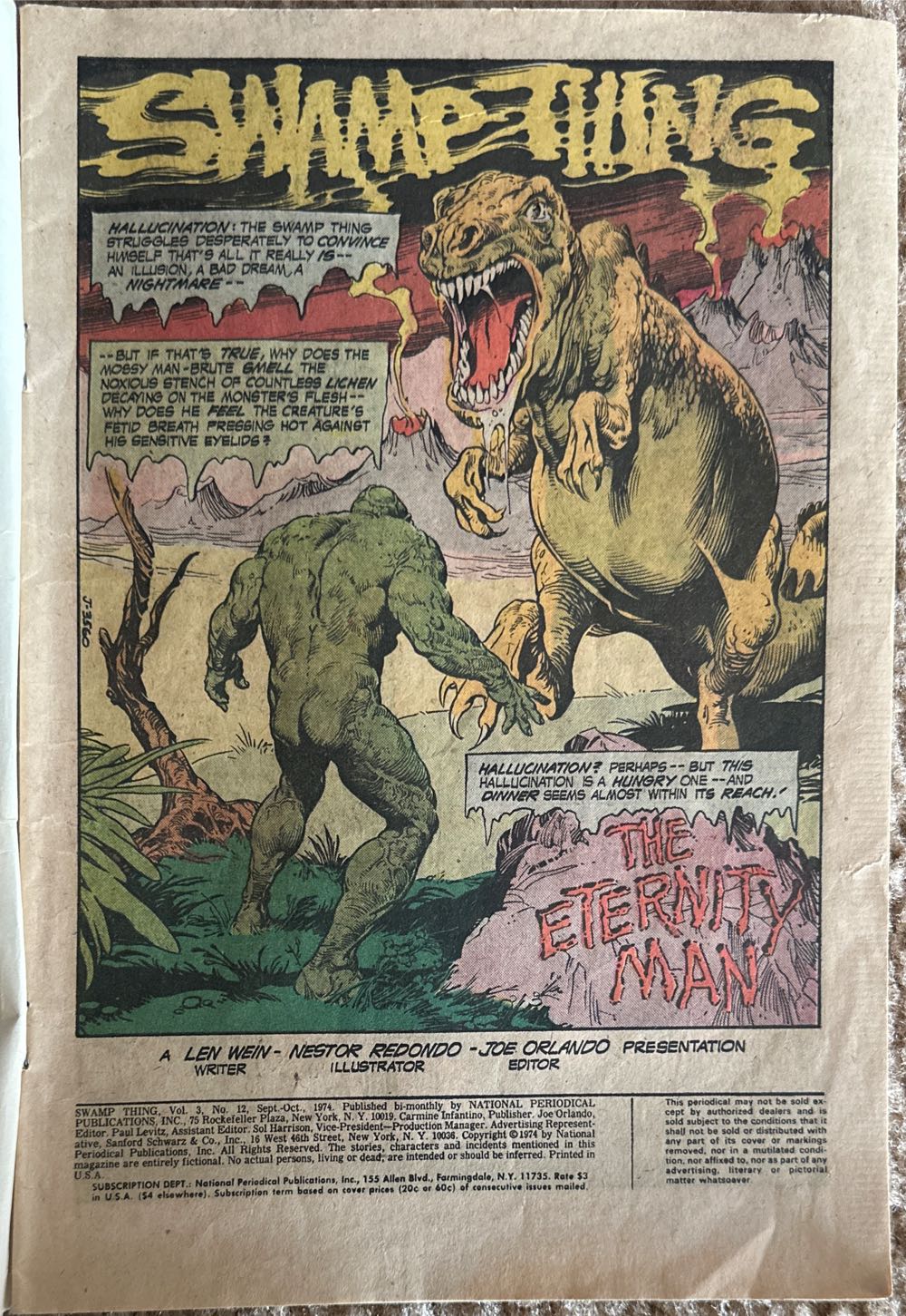 Swamp Thing - DC (12 - Oct 1974) comic book collectible - Main Image 4
