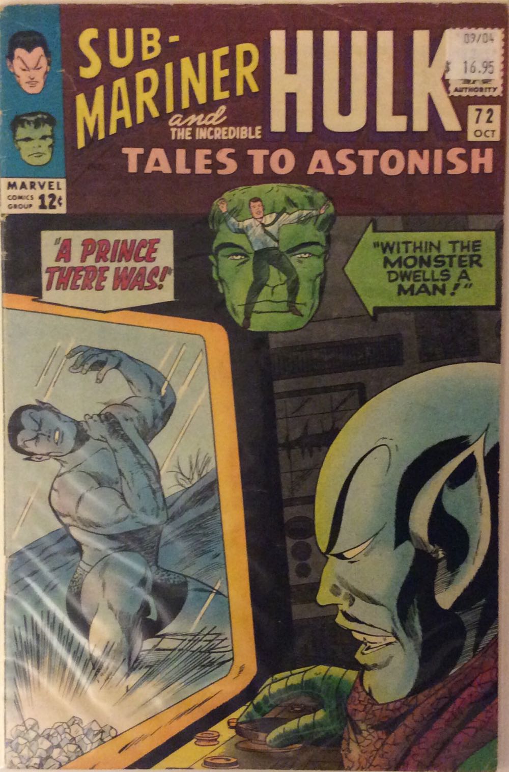 Tales To Astonish - Marvel Comics (72 - Oct 1965) comic book collectible [Barcode 7412588] - Main Image 2