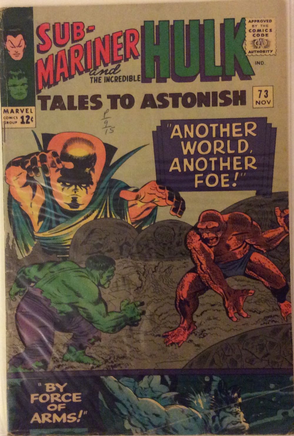 Tales To Astonish - Marvel (73 - Nov 1965) comic book collectible [Barcode 7418555] - Main Image 2