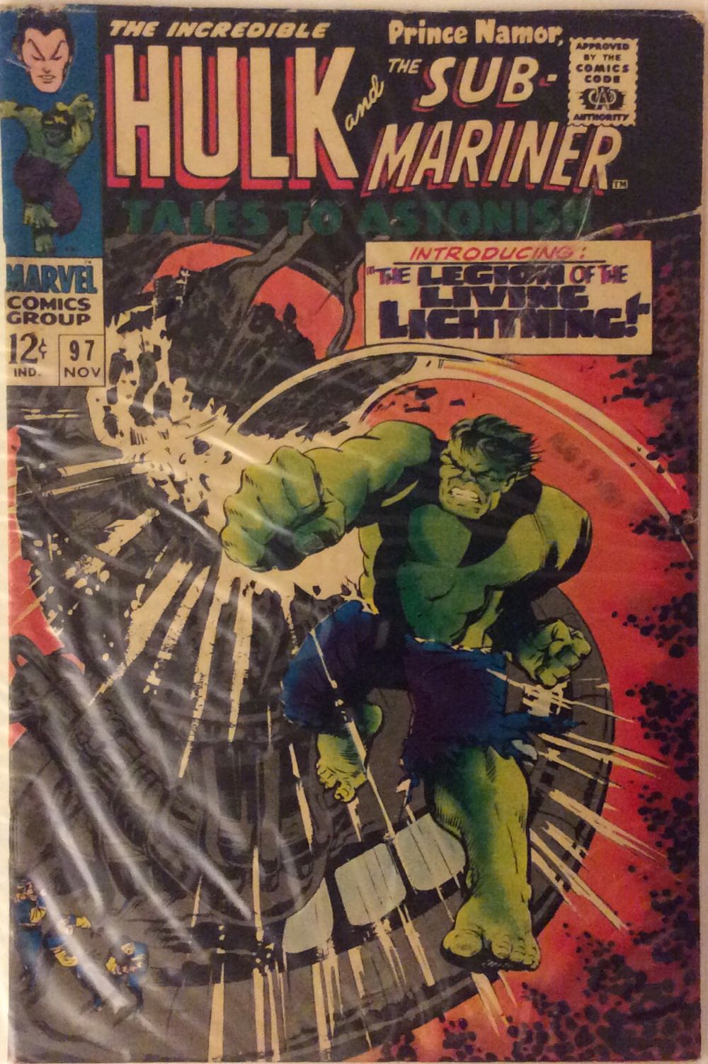 Tales To Astonish - Marvel Comics (97 - Nov 1967) comic book collectible [Barcode 741288369] - Main Image 2