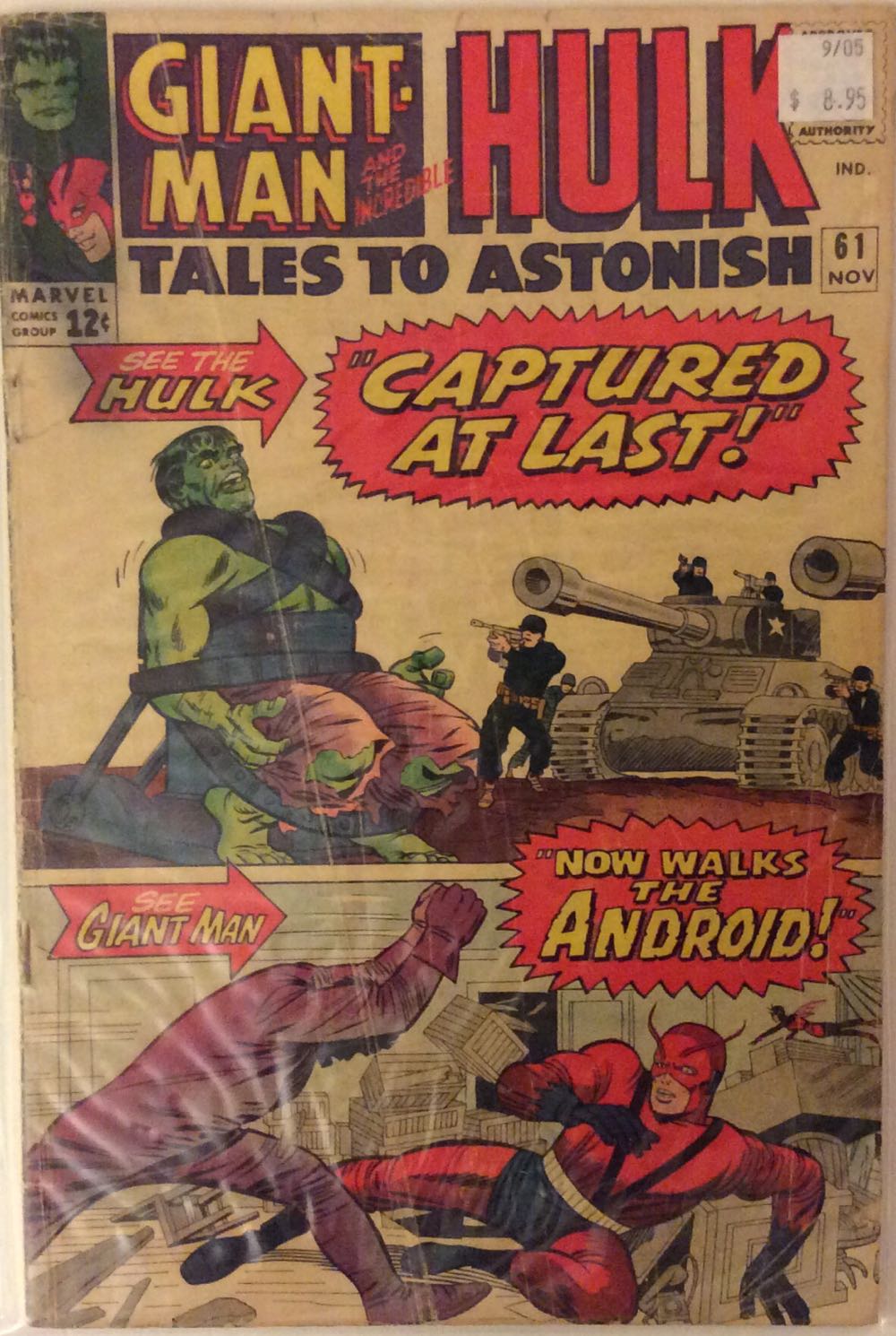Tales To Astonish - Marvel Comics (61 - Nov 1964) comic book collectible [Barcode 85221488639] - Main Image 2