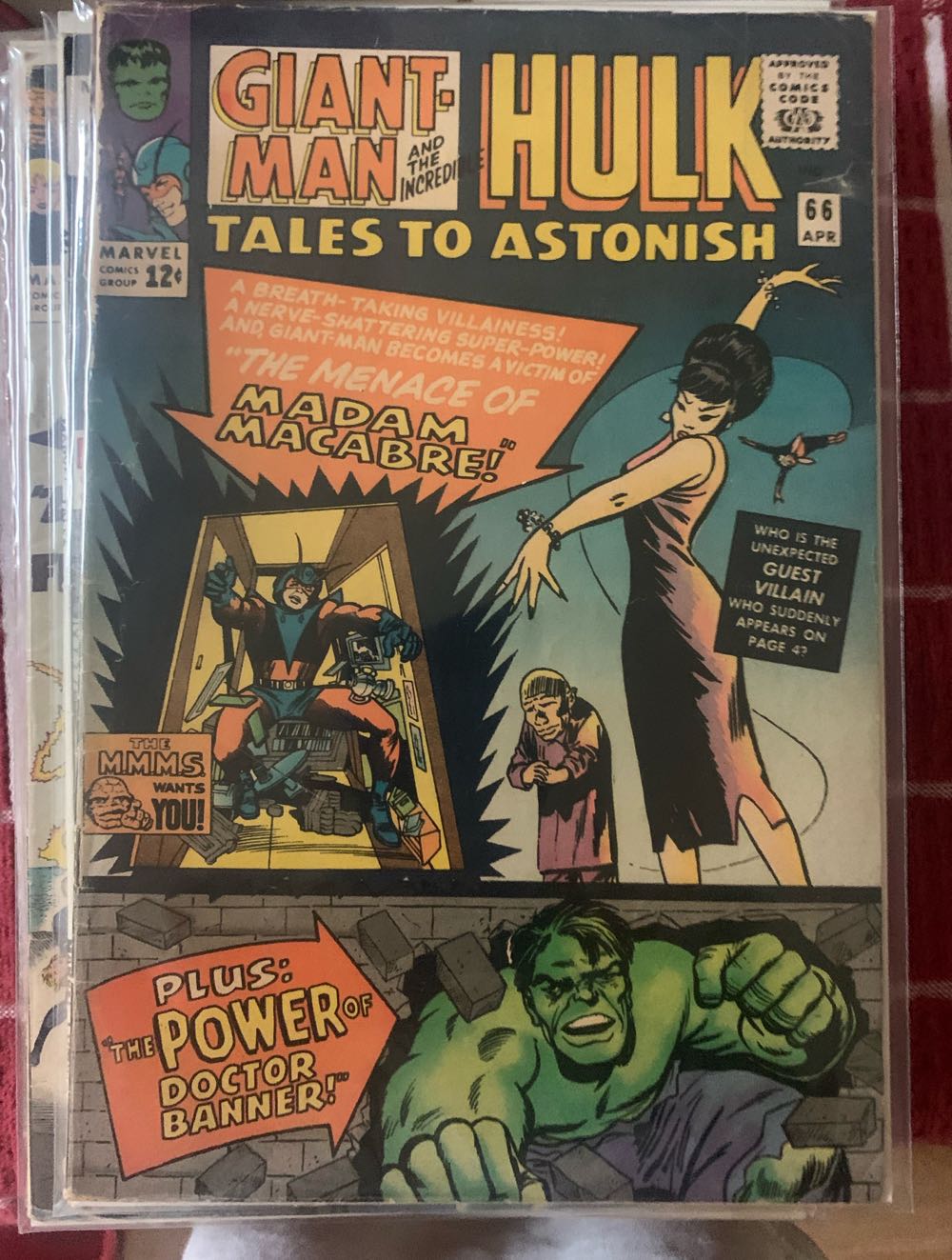 Tales To Astonish - Marvel Comics (66 - Apr 1965) comic book collectible [Barcode 82245626] - Main Image 3