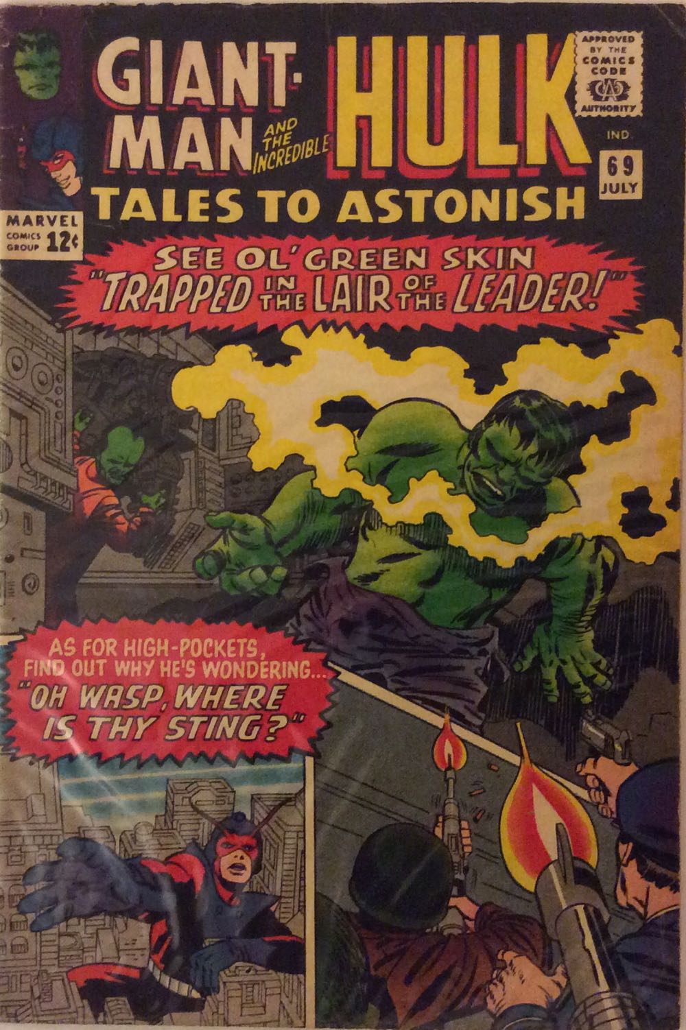 Tales To Astonish - Marvel Comics (69 - Jul 1965) comic book collectible [Barcode 7415588455555555] - Main Image 2