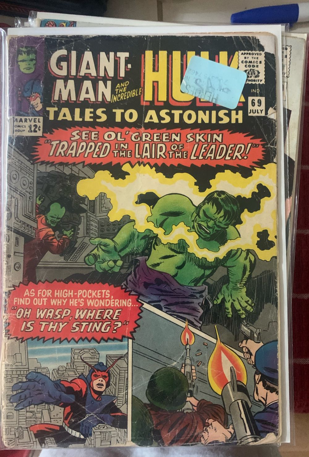 Tales To Astonish - Marvel Comics (69 - Jul 1965) comic book collectible [Barcode 7415588455555555] - Main Image 3