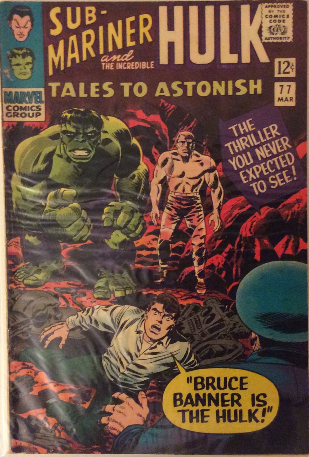 Tales To Astonish - Marvel Comics (77 - 03/1966) comic book collectible [Barcode 822471286652299] - Main Image 2