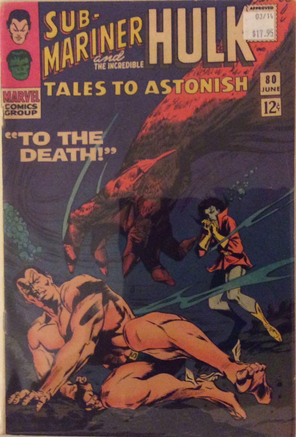 Tales To Astonish - Marvel (80 - Jun 1966) comic book collectible [Barcode 8522552500886625789956] - Main Image 2