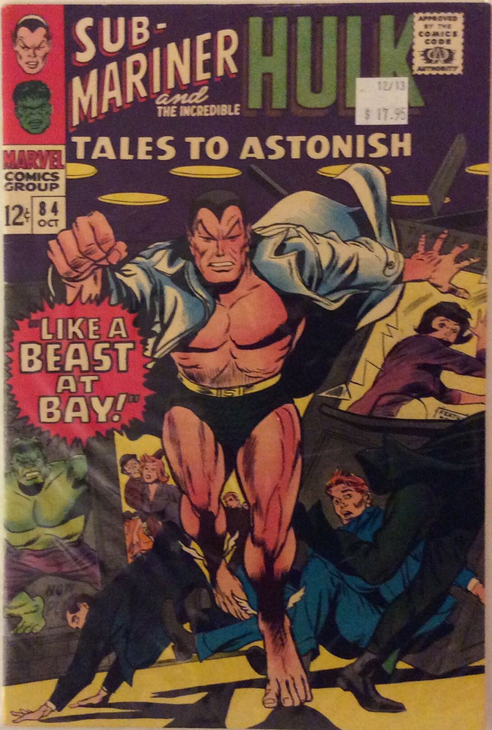 Tales To Astonish - Marvel (84 - Oct 1966) comic book collectible [Barcode 8225718636] - Main Image 2