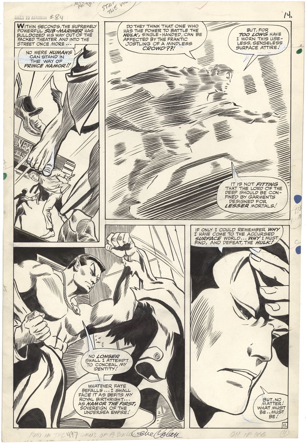 Tales To Astonish - Marvel (84 - Oct 1966) comic book collectible [Barcode 8225718636] - Main Image 4