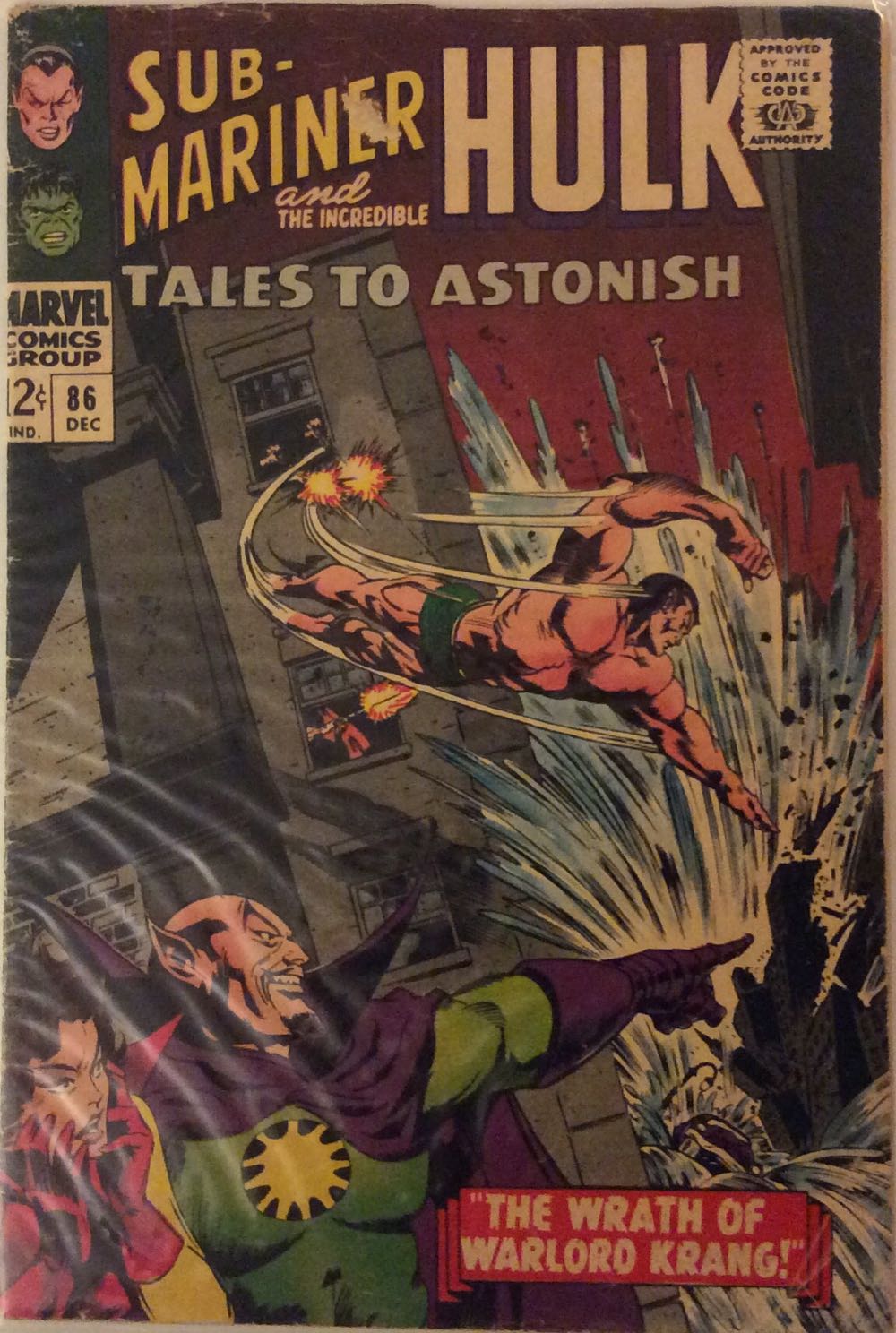 Tales To Astonish - Marvel Comics (86 - Dec 1966) comic book collectible [Barcode 85565556665448859] - Main Image 2