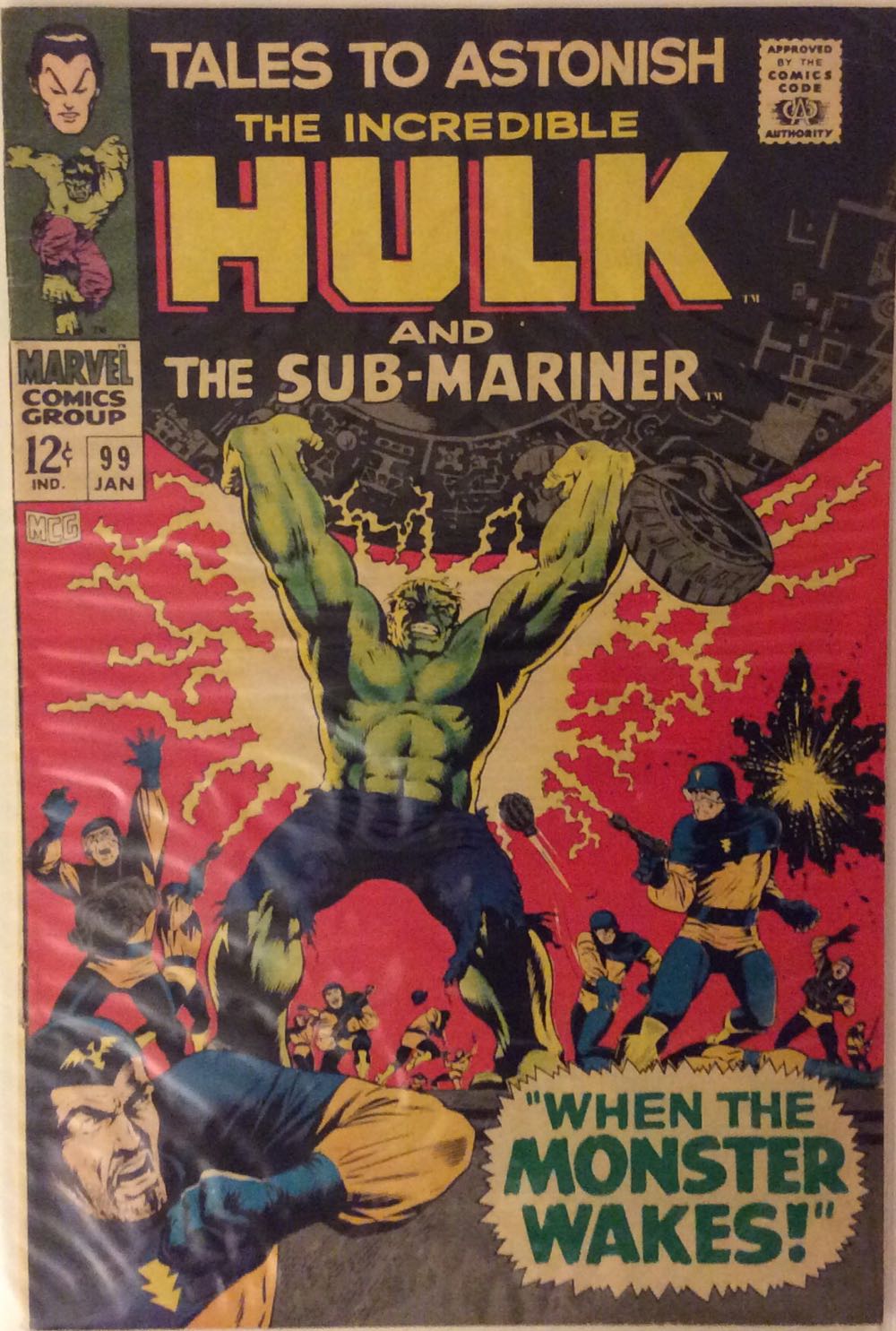 Tales To Astonish - Marvel Comics (99 - 01/1968) comic book collectible [Barcode 90909090909] - Main Image 2