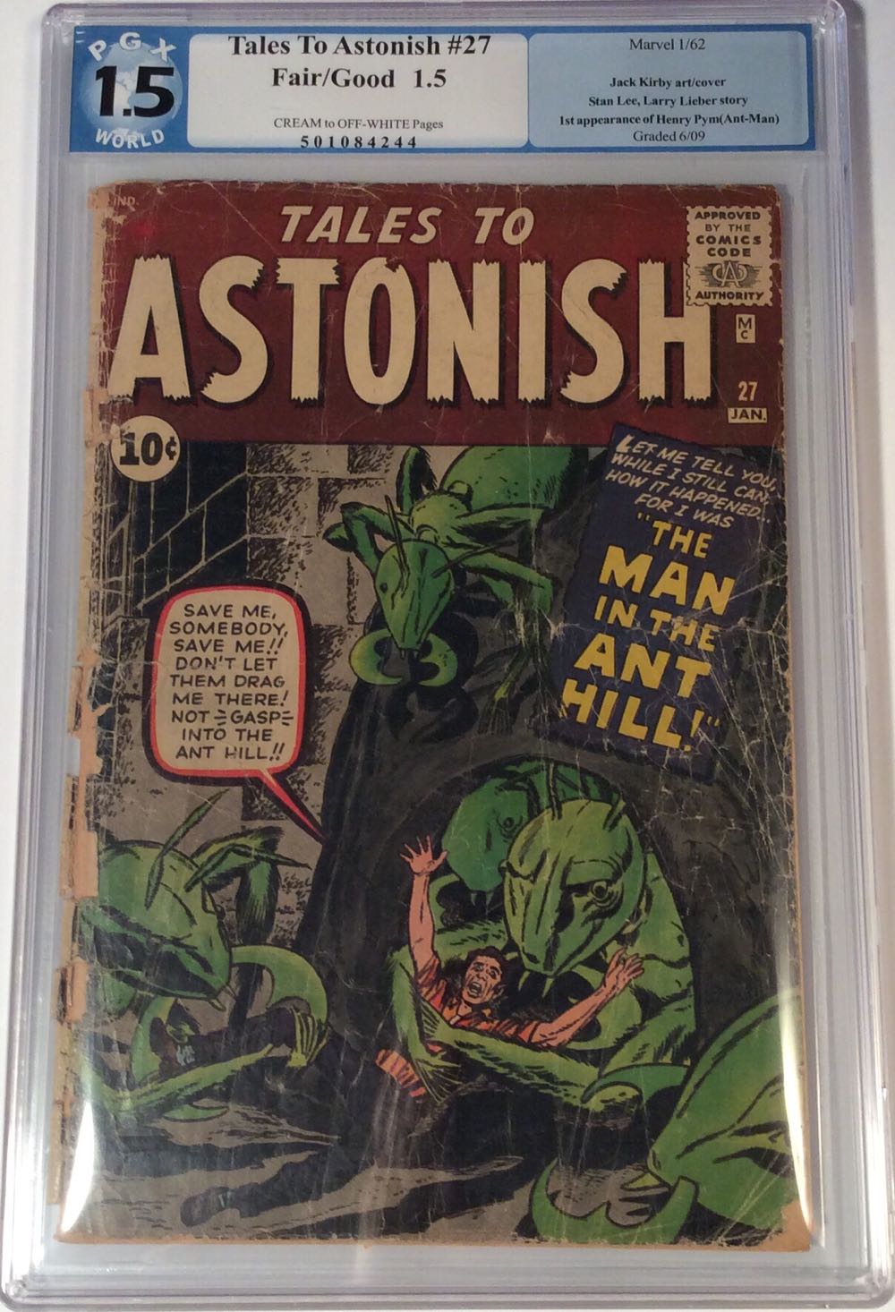 Tales To Astonish - Marvel Comics (27 - Jan 1962) comic book collectible [Barcode 000000000] - Main Image 2