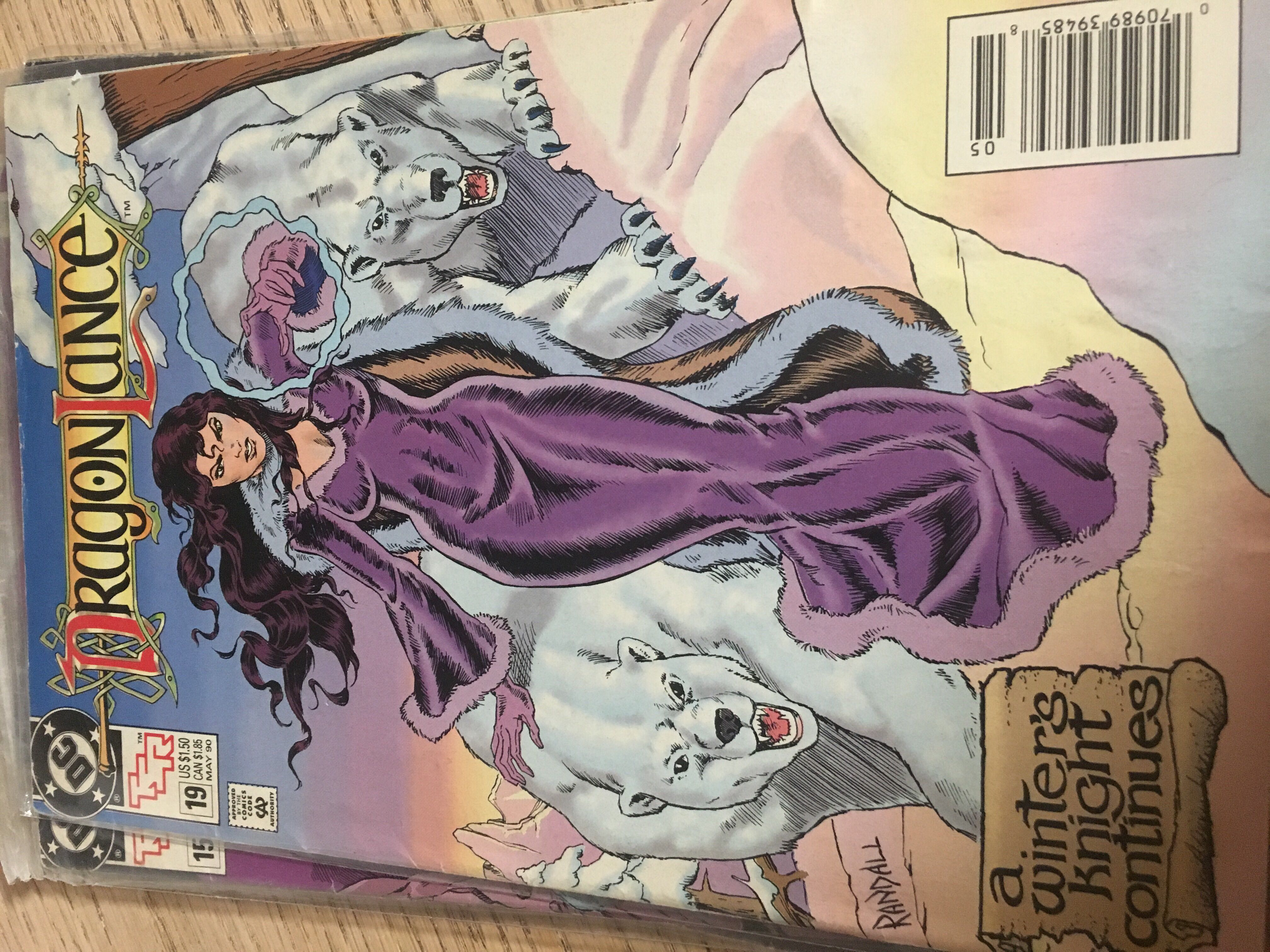 Dragonlance - DC (TSR Worlds) (19 - May 1990) comic book collectible [Barcode 070989394858] - Main Image 2
