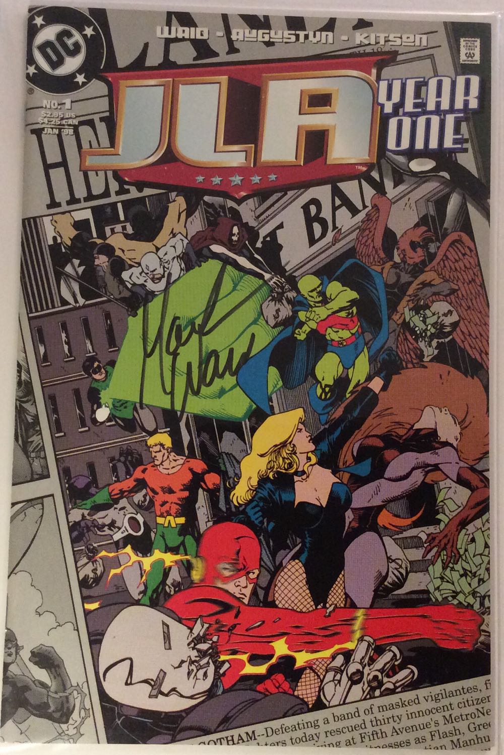 JLA: Year One - DC Comics (1 - 01/1998) comic book collectible [Barcode 761941210766] - Main Image 2