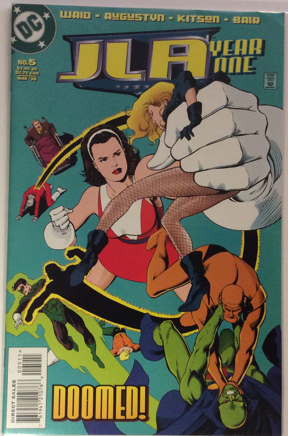 JLA Year One - DC (5 - May 1998) comic book collectible [Barcode 761941210766] - Main Image 2