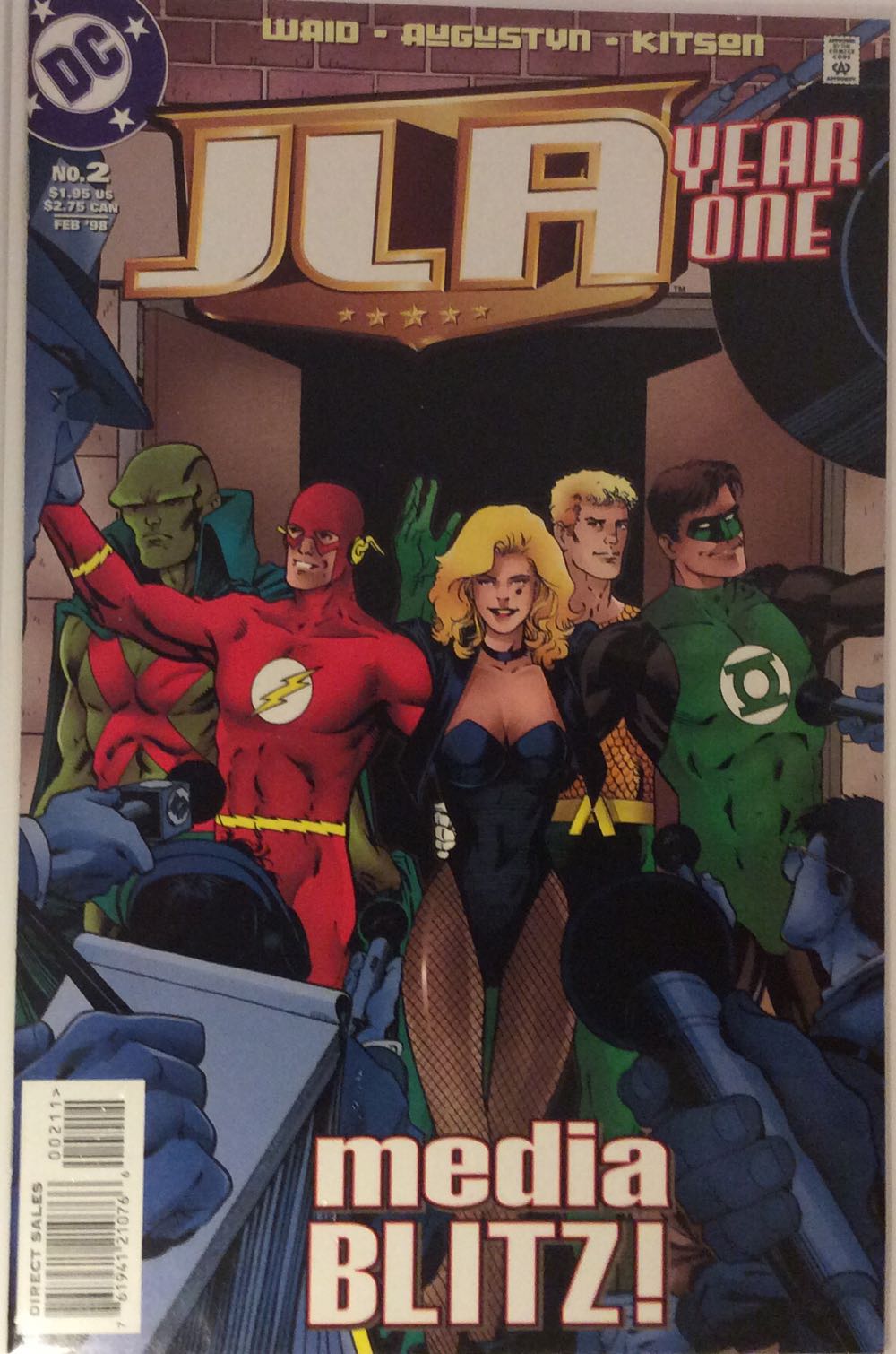 JLA: Year One - DC Comics (2 - Feb 1998) comic book collectible [Barcode 761941210766] - Main Image 2