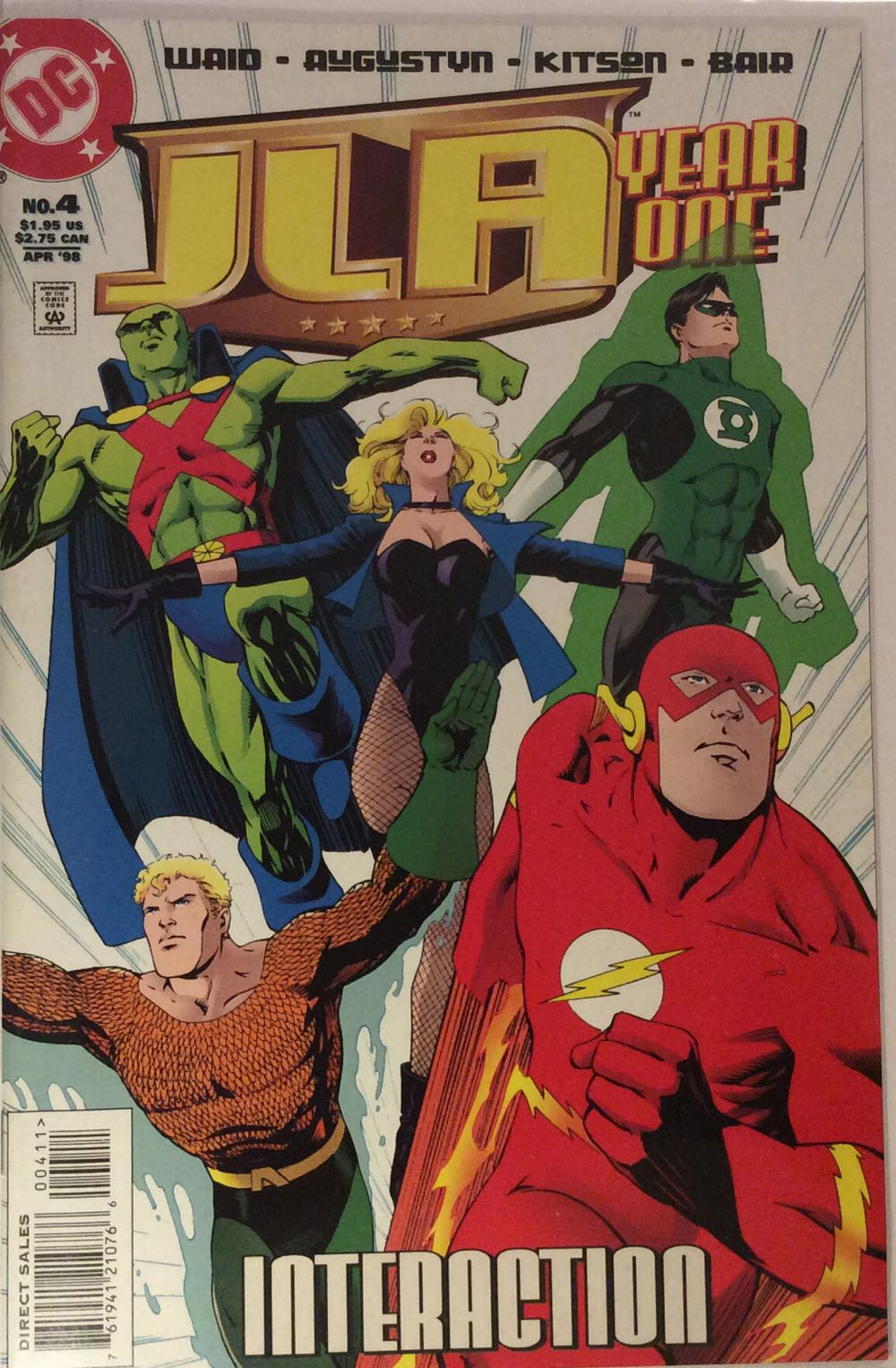 JLA: Year One - DC (4 - Apr 1998) comic book collectible [Barcode 761941210766] - Main Image 2