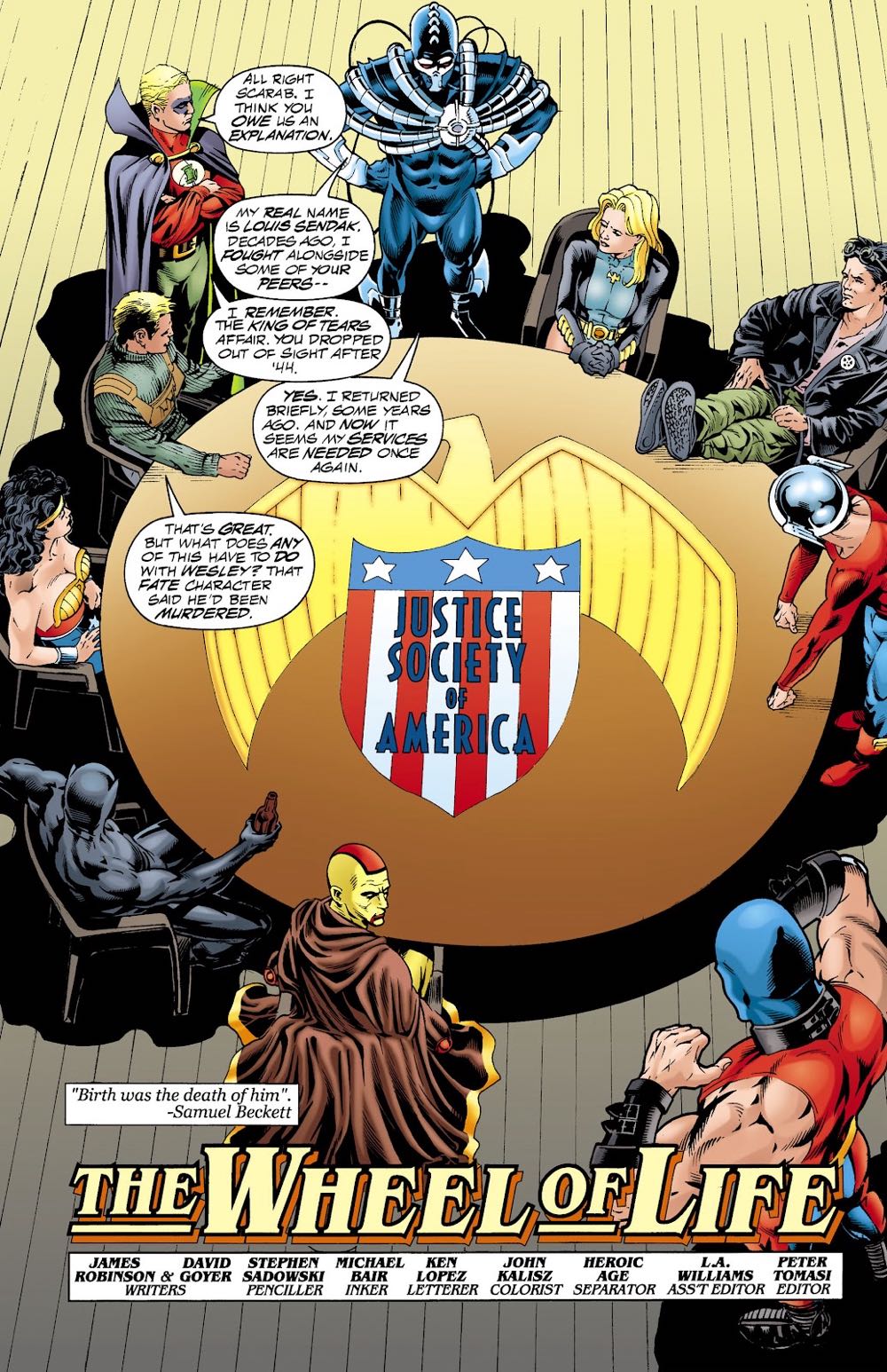 JSA Vol. 1 - DC Comics (2 - Sep 1999) comic book collectible [Barcode 761941219783] - Main Image 2