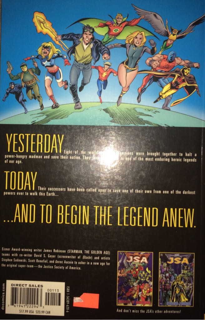 JSA: Justice Be Done - DC Comics (1) comic book collectible [Barcode 76194122294300113] - Main Image 2
