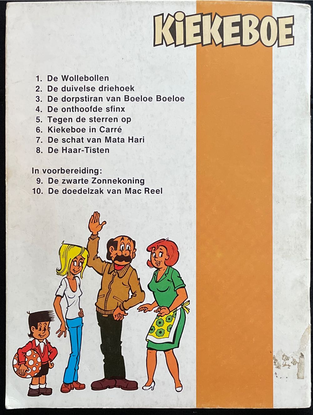 Kiekeboe - De Haar-Tisten  (8) comic book collectible [Barcode 1979004878] - Main Image 2
