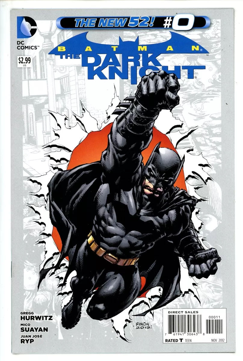 Batman: The Dark Knight (2011) - DC Comics (0 - Nov 2011) comic book collectible [Barcode 76194130643800011] - Main Image 2