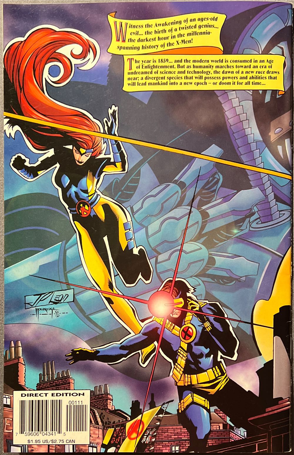 Cyclops And Phoenix, The Further Adventures Of - Marvel Comics (1 - Jun 1996) comic book collectible [Barcode 759606043415] - Main Image 2