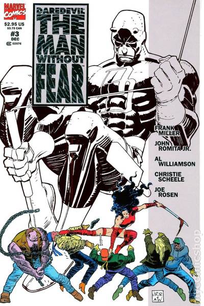 Daredevil The Man Without Fear - Marvel (3 - 12/1993) comic book collectible [Barcode 759606025763] - Main Image 1